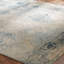 Tapis abstrait ivoire / bleu Tedesco-1656259445