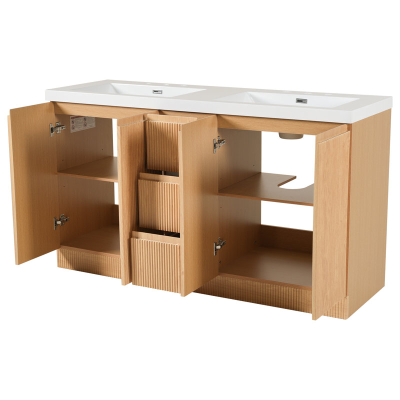 Ensemble de meuble-lavabo sur pied 60 po