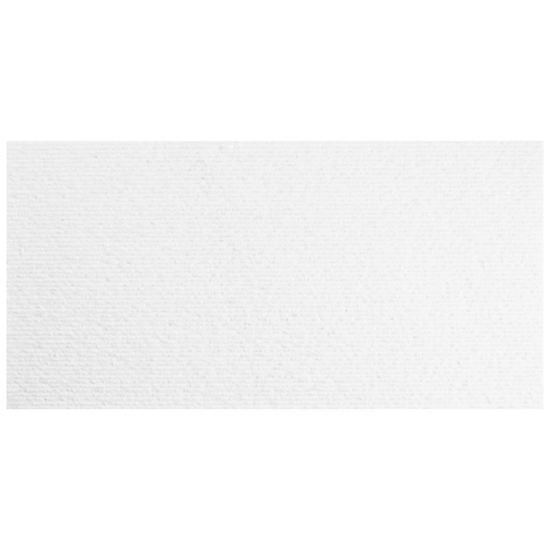 Rakestone 12x24 3D Honed Limestone Stone Tile, Bianco Ice White, Marble, Comb Textured
