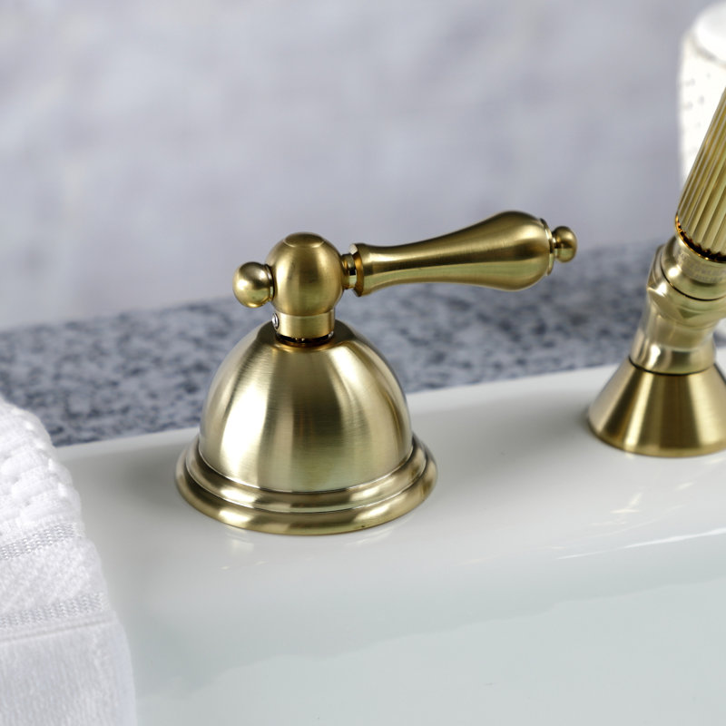 Kingston Brass Vintage Deck Mount Hand Shower with Diverter for Roman Tub Faucet, Brushed Brass
