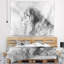 Tapisserie abstraite d'art de tatouage de lion-28483893
