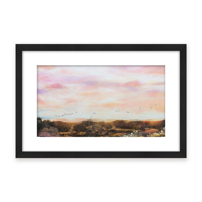 «Nature Inspired Evenfall» par Stefanie Bales - œuvre d'art encadrée