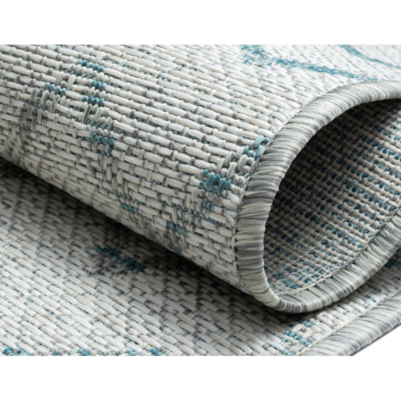 Northwich Geometric Indoor / Outdoor Area Rug, Rectangle 140 x 200cm