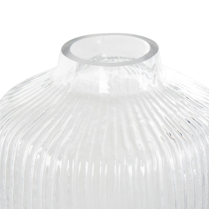 Perry Glass Table Vase, 11" H x 5.8" W x 5.8" D