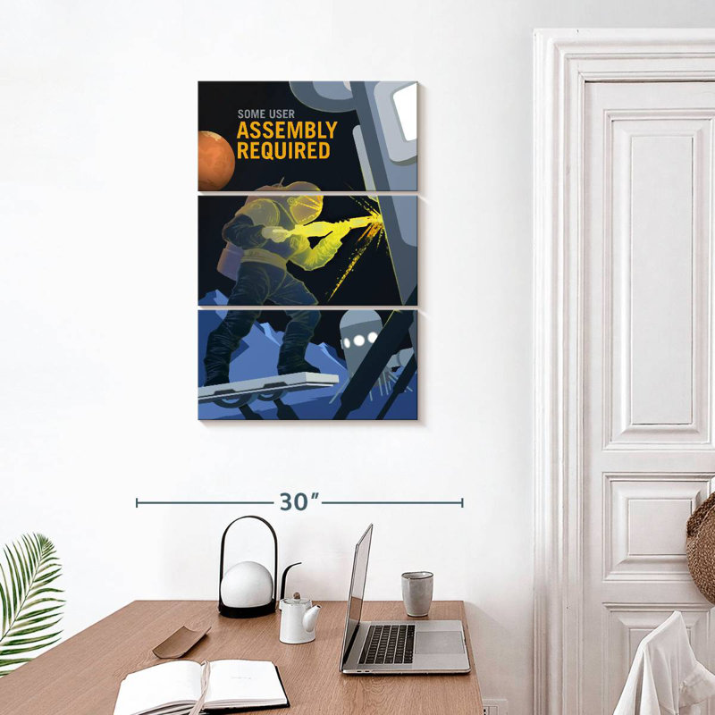 Oberle Mars Explorers Wanted Poster I, 32" H x 20" W