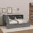 Practical Platform Bed With Pull Out Trundle Shelving Units And Storage Headboard-272609796