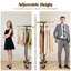 Porte-vêtements Madalin 630 lb avec roulettes-710897374