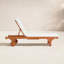 Alvah 78.70" Long Reclining Eucalyptus Single Chaise with Cushions-344943100-344942716