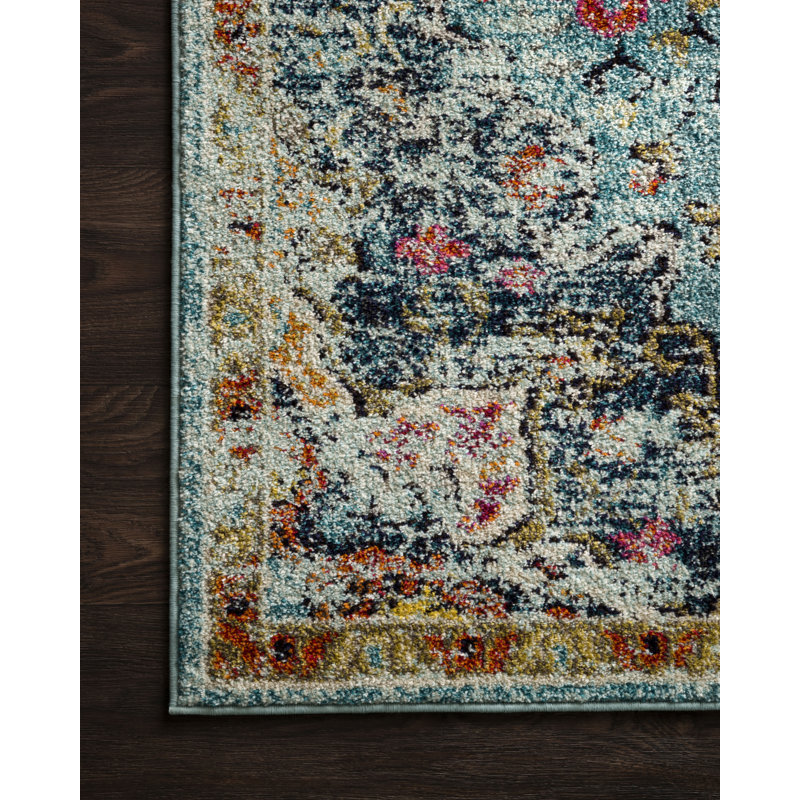 Lorenz Oriental Indoor Rug, Round 5'