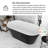 67'' X 31'' Acrylic Freestanding Soaking Bathtub-105532377