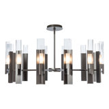 Summit Pendant - 12-Light - Oil Rubbed Bronze - Frosted Glass