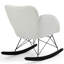 Chaise berçante en métal Jiyah