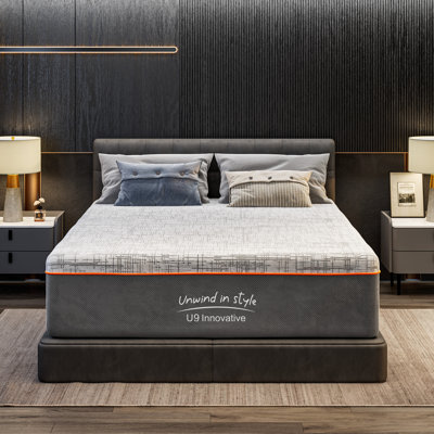 Matelas en mousse viscoélastique gélifiée 12 po avec housse amovible