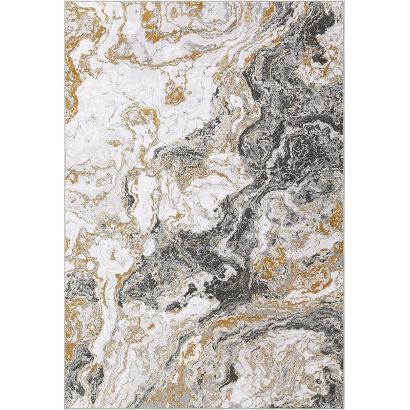 Rug Abstract Living Room Rug Washable, Modern Marble Bedroom Rug Soft  Area Rug Non Slip Floor Carpet for High Traffic Areas in Kitchen Entryway Office, 