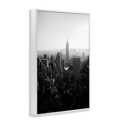 Estampe de l'Empire en giclée encadrée monochrome, design par Aledanda