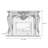 Solid Wood Electric Fireplace-356346628