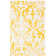 Berman Hand Tufted Wool/Cotton Floral Rug in Ivory/Gold