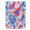 Couverture en sherpa de qualité supérieure Crimson and Navy Paisley - 1 pièce