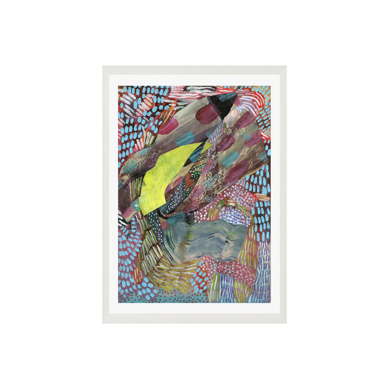 Long Before We Walked the Earth There Was Vinicunca by K'era Morgan, 16" H x 12" W, Natural Paper Single Picture Framed