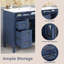 Meuble-lavabo simple 30 po avec lavabo supérieur Windrim-1005307640