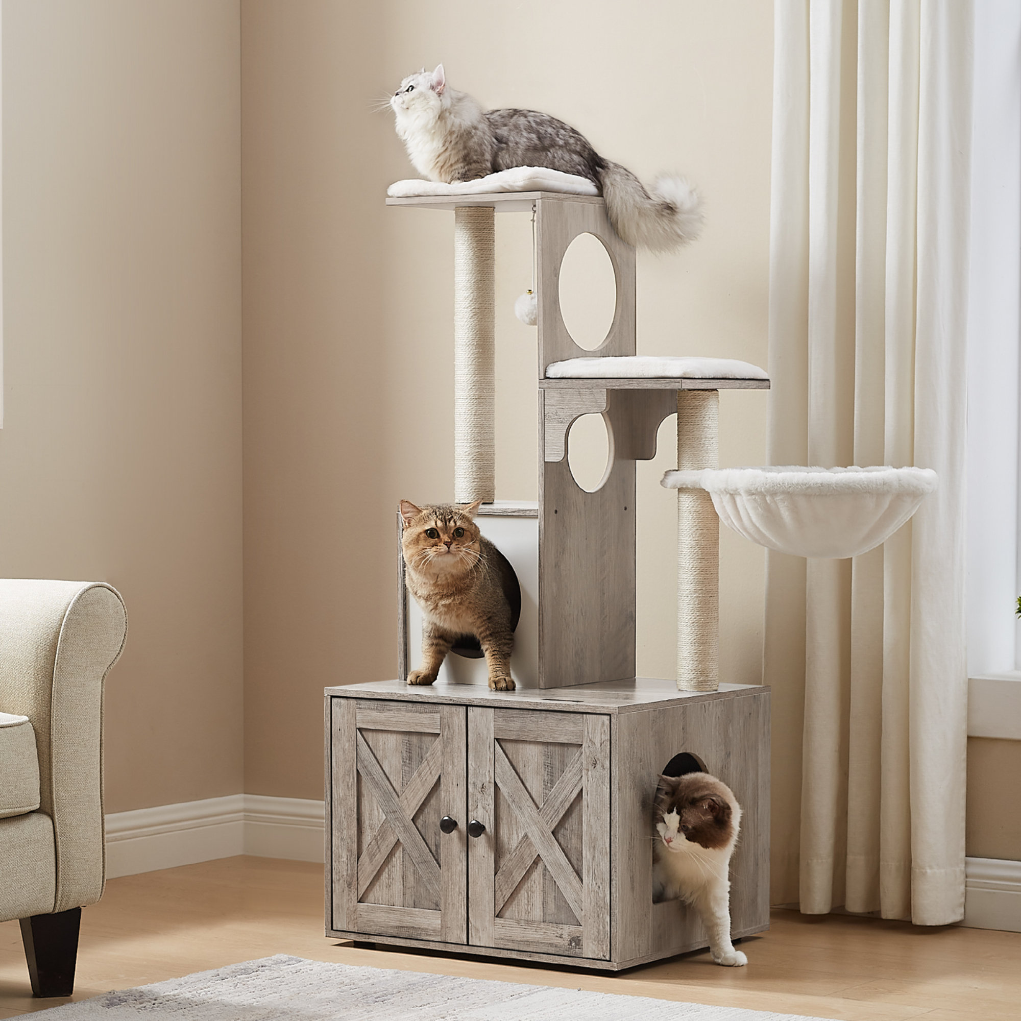 Archie And Oscar™ 53 Kimmel Cat Tree And Reviews Wayfair 4098