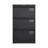Filing Cabinet Lateral File Cabinet 3 Drawer, Blcak Locking Metal File Cabinets Three Drawer, Office Filing Cabinet With Lock Drawers For Home Office/Legal/Letter/A4/F4-123994437