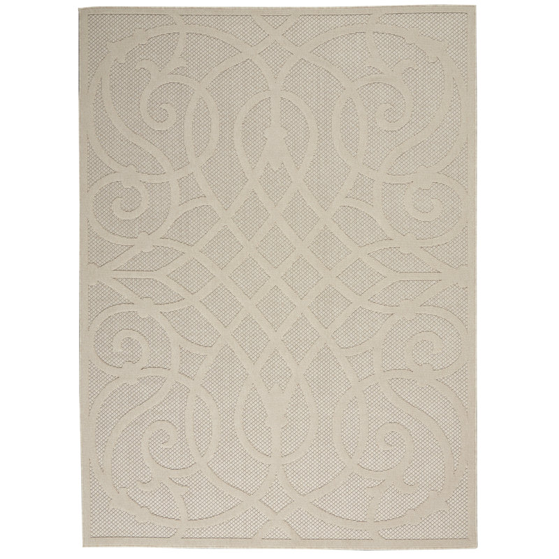 Tapis crème Therese, Rectangle 4 pi x 6 pi