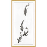 Koi Current 2 Painting by Lillian August