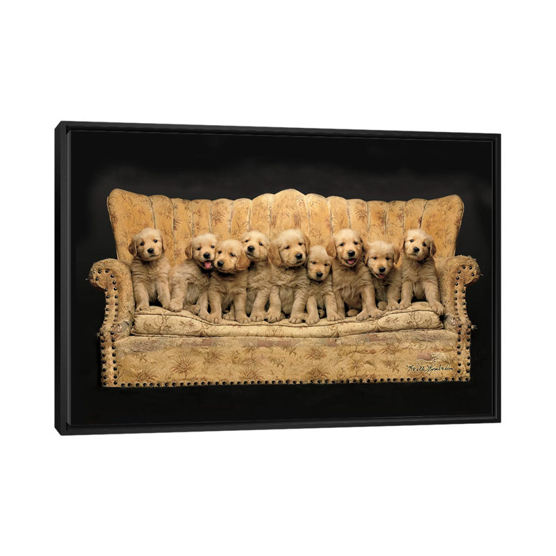 Gang's All Here II by Keith Kimberlin - Print on Canvas, Black Framed, 152.5 cm H x 101.5 cm W