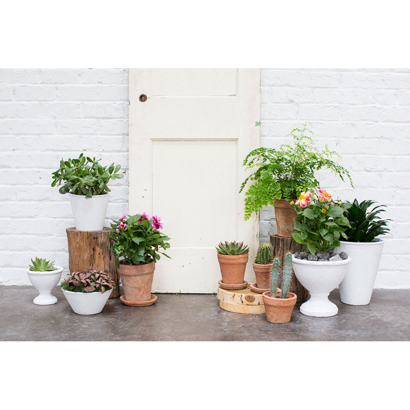 Handmade Ceramic Table Vase, 9" H x 9.75" W x 9.75" D