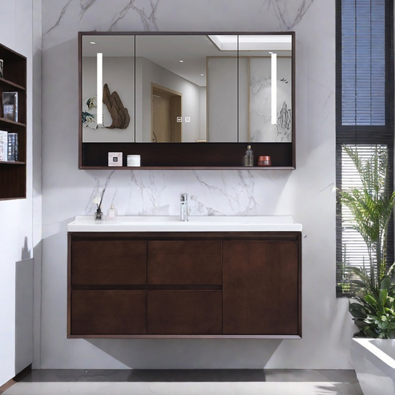Meuble-lavabo simple de style chinois
