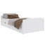 Addonis EU Single - 90 X 200 Cm Solid Wood Storage Bed-1619403720