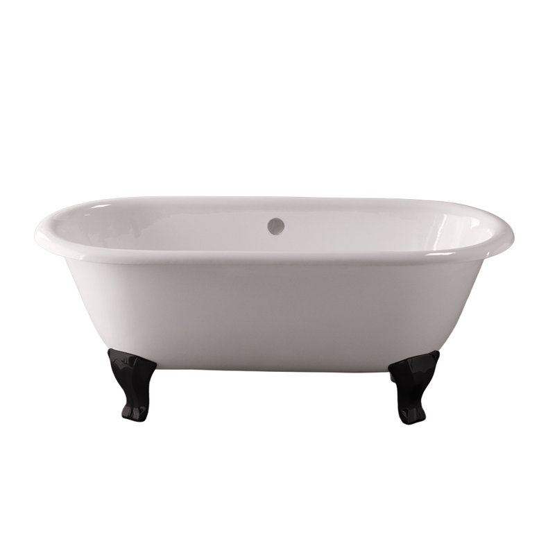 Baignoire en fonte P1115 Como, Bronze huilé non laqué