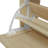 Practical freestanding shoe cabinet with multi-purpose design