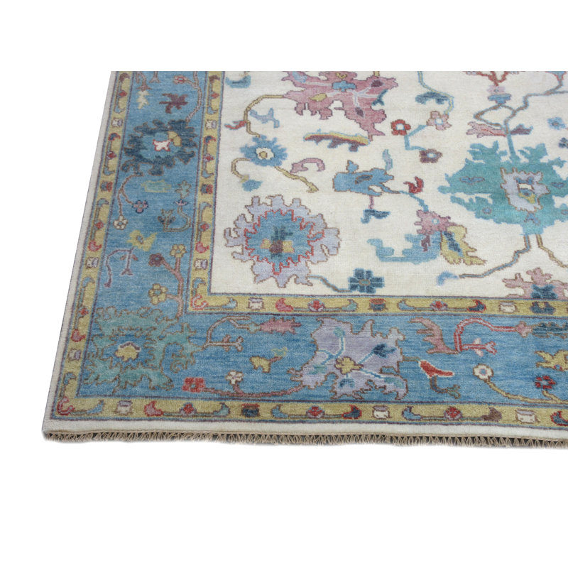 Tapis ivoire 9 x 12 Oushak