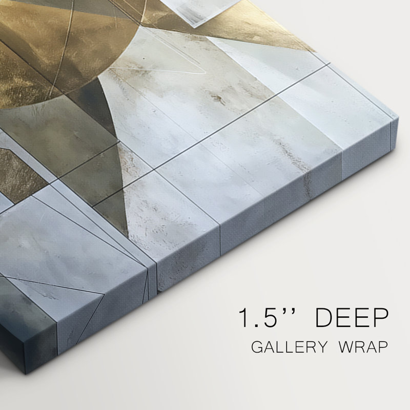 ABSTRACT Series CXV III - Toile tendue sur mesure - 3 pièces, H 48 po x l 96 po