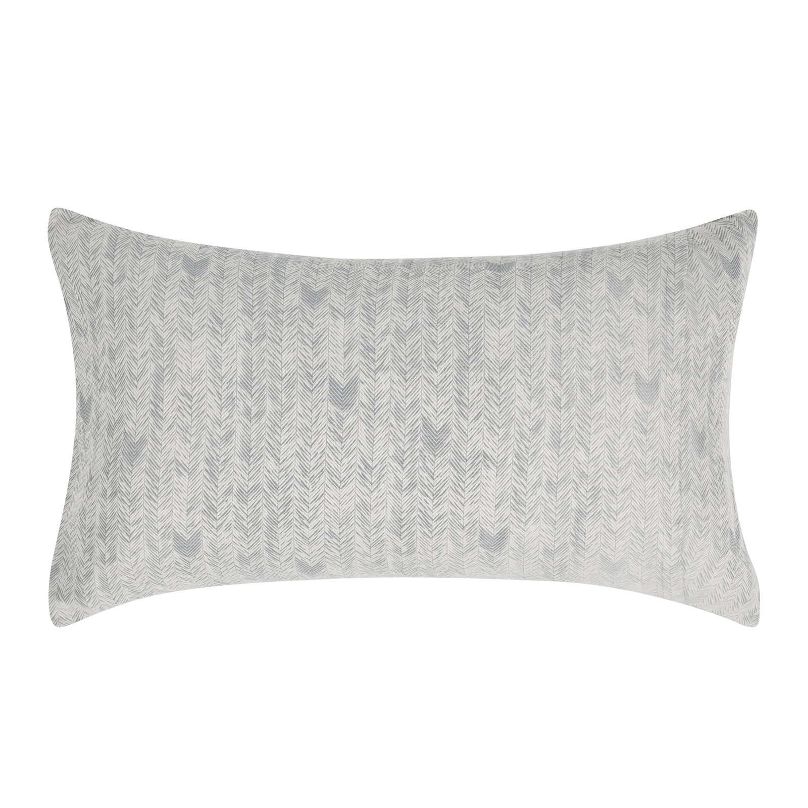 Verbier Cotton Shams, Queen, Gray