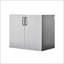 Armoire de rangement murale en métal