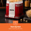 GEEPAS 1200W Electric Popcorn Maker Machine | Makes Hot, Fresh, Healthy and Fat-Free Theater Style Popcorn Anytime | On/Off Switch, Attractive Design & Oil-Free Popcorn Popper - 2 Years Warranty