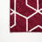 Mashawna Blocks Modern Geometric Red/White Rug-513763326