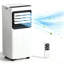 Climatiseurs portatifs 10000 BTU 3-en-1 Froid / Ventilateur / Déshumidificateur, 450 pieds carrés Couverture en pi, télécommande + DEL, sommeil et minuterie 24H pour le lit / le salon-114821934