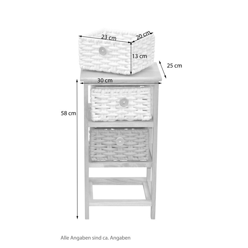 Shuman Solid Wood 3 - Drawer Rectangle Accent Chest, Natural