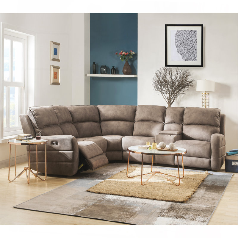 Canapé modulaire inclinable électrique Mocha