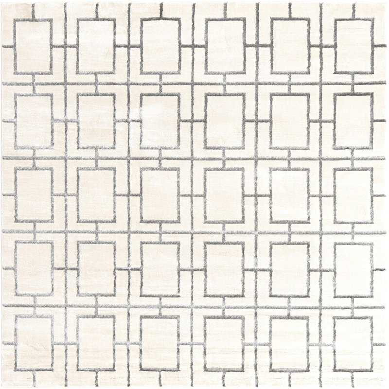 Corando Abstract Indoor Rug, Square 7'10"