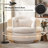 29" Wide Modern Super Soft Swivel Barrel Chair With Pillow-1072255197