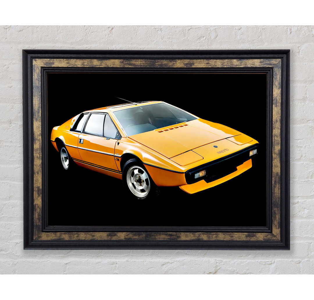 Klassischer Lotus Esprit - Einzelner Bilderrahmen Kunstdrucke