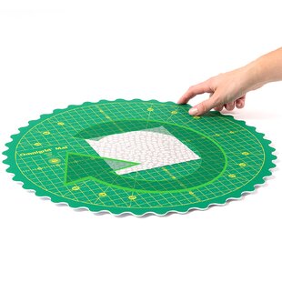  Self Healing Cutting Mat,Office School Stationary Cutting Sewing  Cutting Board Self Healing Surface Paper Cutting Mat with Anti Skid Design  (A3 single-sided green) : Everything Else