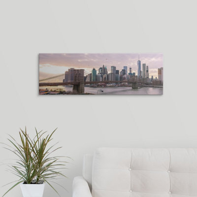 " New York City Skyline At Dawn, New York "