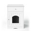 Enceinte en bois pour litière pour chat avec tiroir, table d'appoint, cage intérieure pour animal, table de chevet pour chat-1851014242
