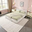 Grand lit de rangement rembourré avec tissu chenille-876126476